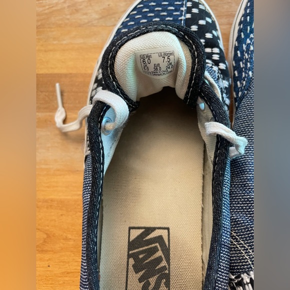 Denim patchwork Vans - Picture 2 of 4